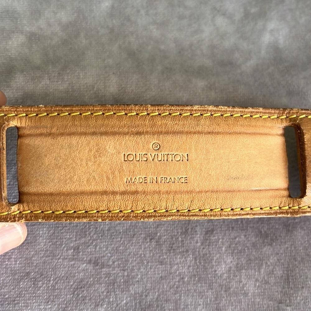 Authentic Louis Vuitton  Vachetta Leather Strap Pad z27 - Picture 2 of 8
